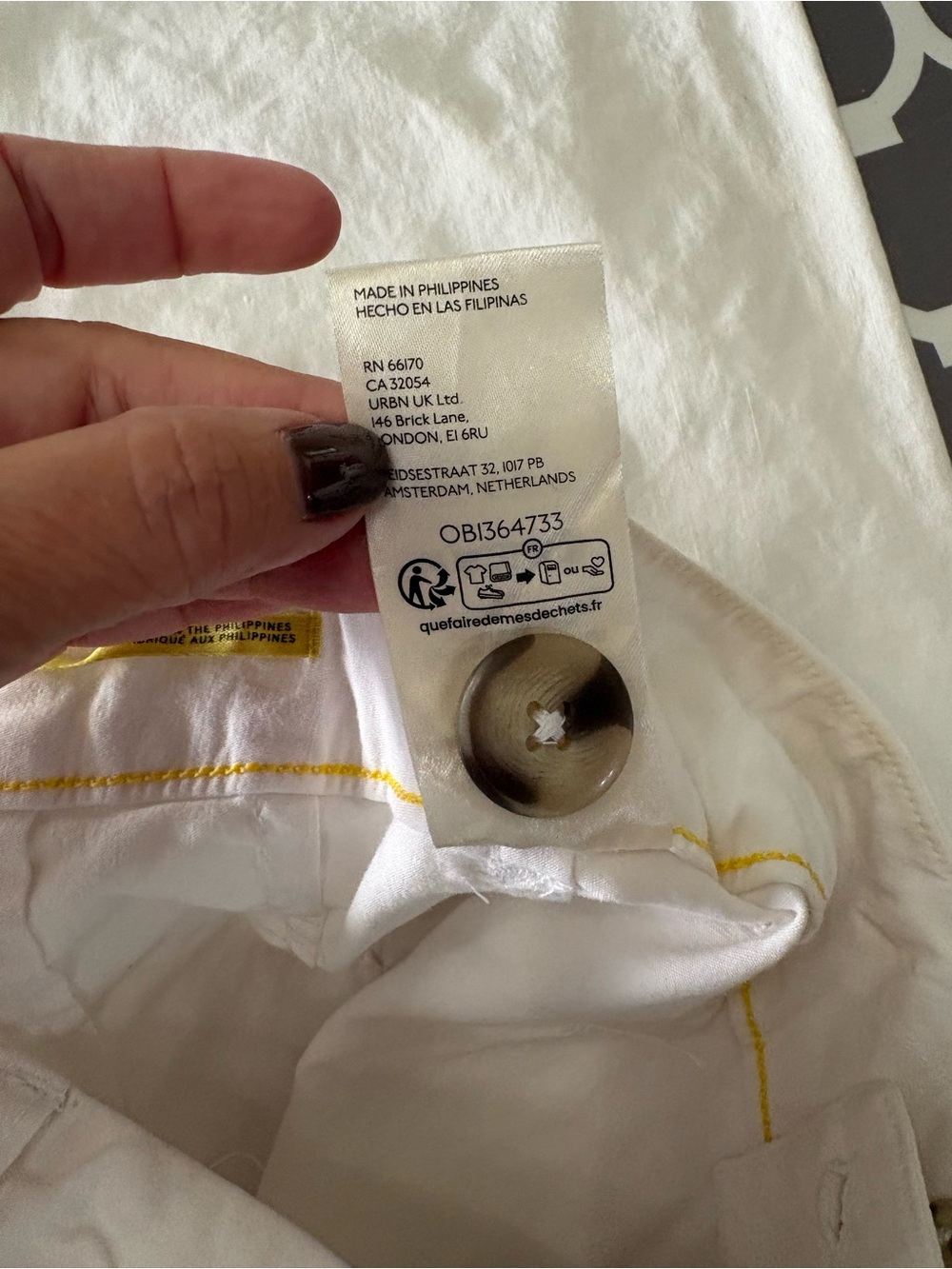 Anthropologie Maeve The Collette White Pants - Picture 6 of 12
